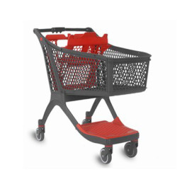 Пластиковая покупательская тележка — P130 Aisle Rider