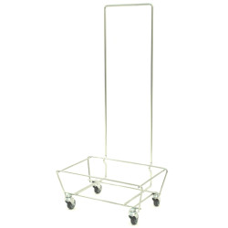 Підставка на колесах із ручкою для купівельних кошиків модель Р3