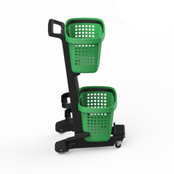 Пластиковая покупательская тележка SNUPY +